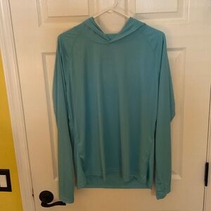 Ladies hoodie. XL.  Like new!  Pretty blue. Wear it alone or layer it.